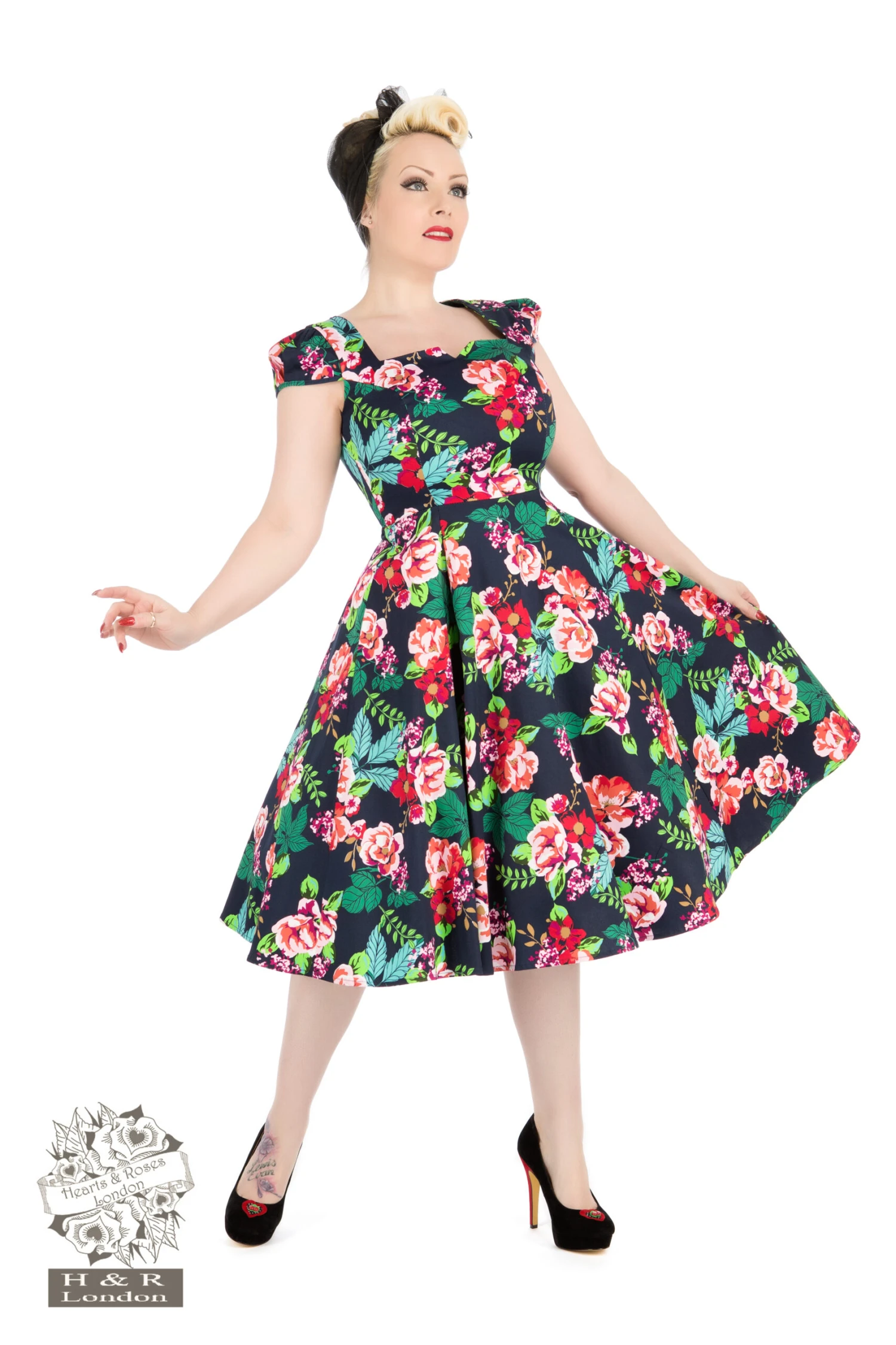 50s Lucille Tea Dress 1 50s Lucille Tea Dress