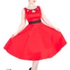 Keyhole Dress In Red
