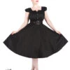 Black Lydia Tea Dress