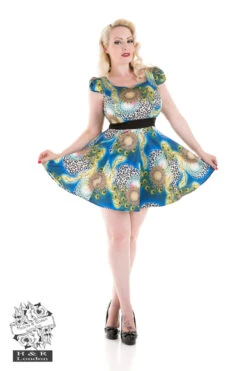 Peacock Mini Dress