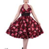 Hearts & Roses Halter Dress