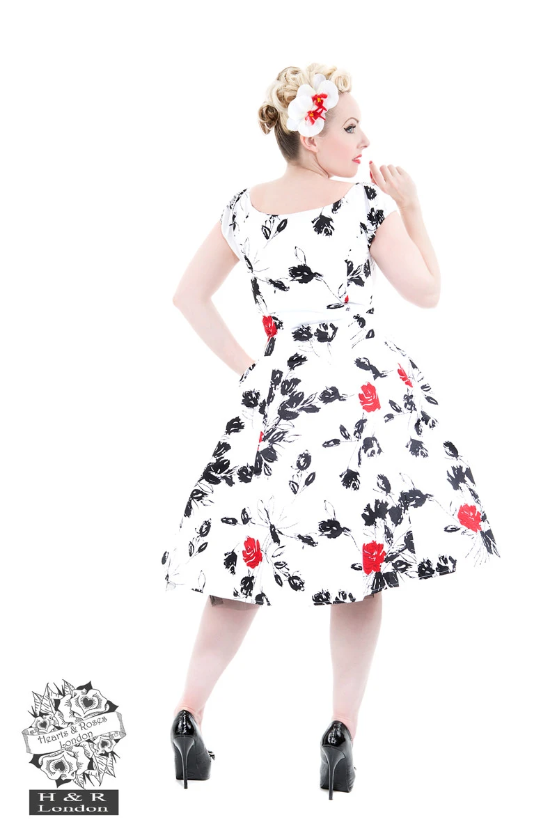 Franken Abstract Floral Long Dress 2 Franken Abstract Floral Long Dress - Image 2