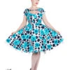 Poppy Blue Dot Day Dress