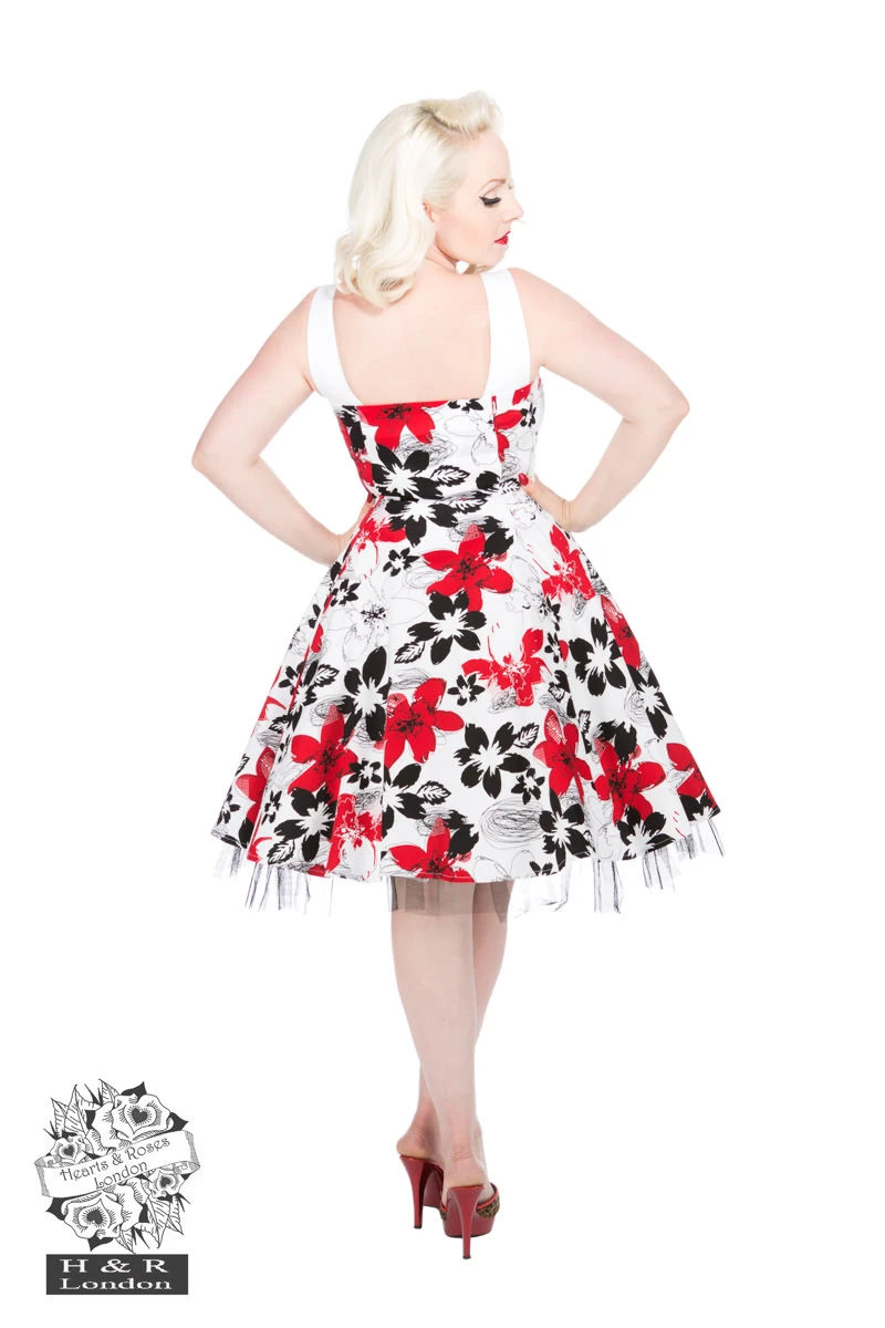 Aristocratic Floral Charlotte Dress 2 Aristocratic Floral Charlotte Dress - Image 2