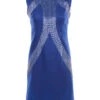 Blue A-line Dress