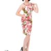 Pink Maureen Floral Wiggle Dress