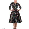Garden Birds Tea Dress