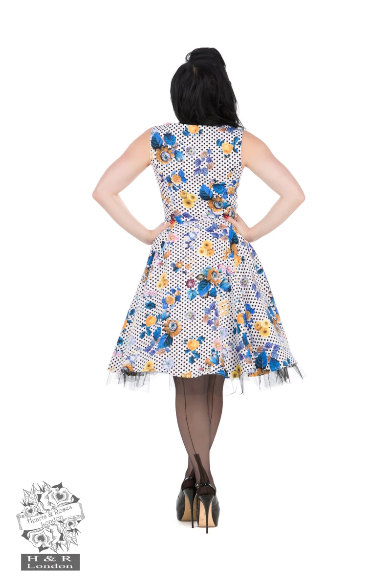 Constance Blue Lavender Swing Dress 2 Constance Blue Lavender Swing Dress - Image 2