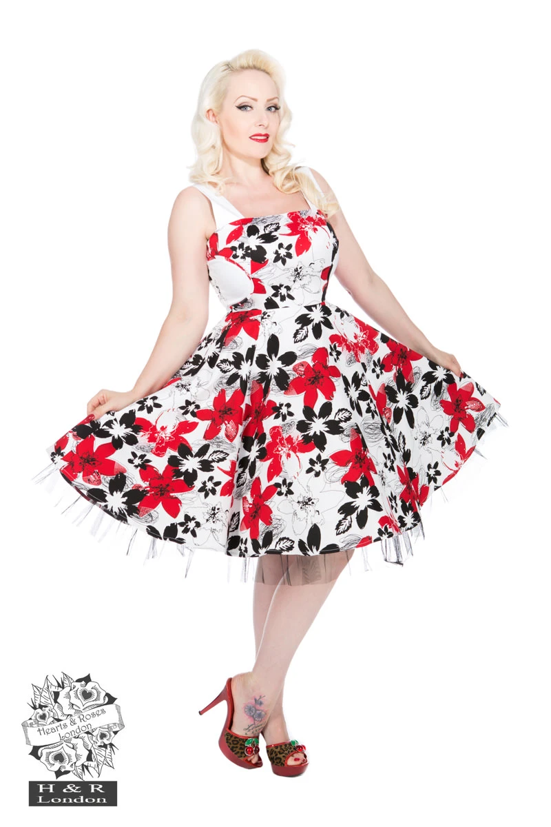 Aristocratic Floral Charlotte Dress 1 Aristocratic Floral Charlotte Dress