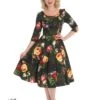 Striking Rose Swing Dress