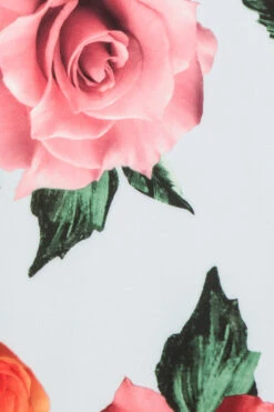 Blue Jacinta Floral Dress -EliteCloset Sales Store 15259668503685204