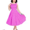 Rhiannon Swing Dress In Raspberry