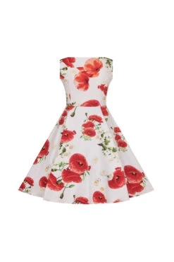 Opium Poppy Floral Kids Dress -EliteCloset Sales Store 15300095544211 B