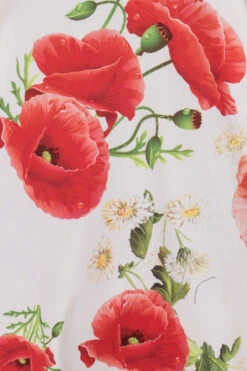 Opium Poppy Floral Kids Dress -EliteCloset Sales Store 15300095673107204