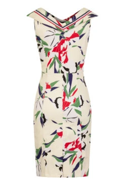 Heaps Of Leaves Wiggle Sailor Dress -EliteCloset Sales Store 15332059274208203