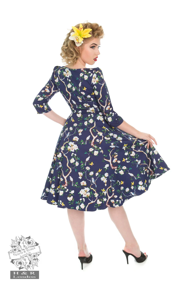 Enchanted Garden Floral Swing Dress 2 Enchanted Garden Floral Swing Dress - Image 2