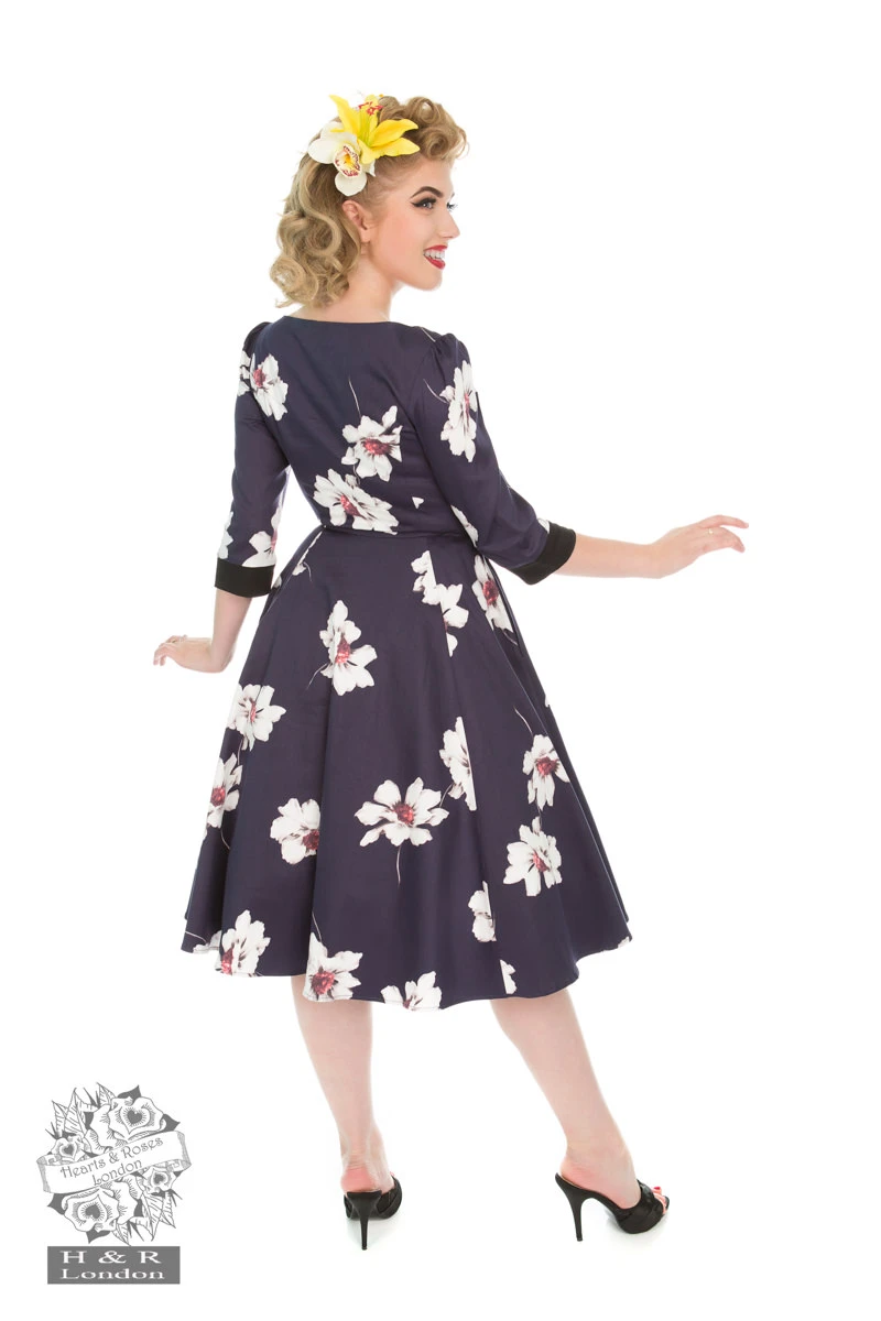 Midnight Purple Swing Dress 2 Midnight Purple Swing Dress - Image 2