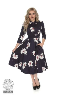 Grace Midnight Shirt Swing Dress