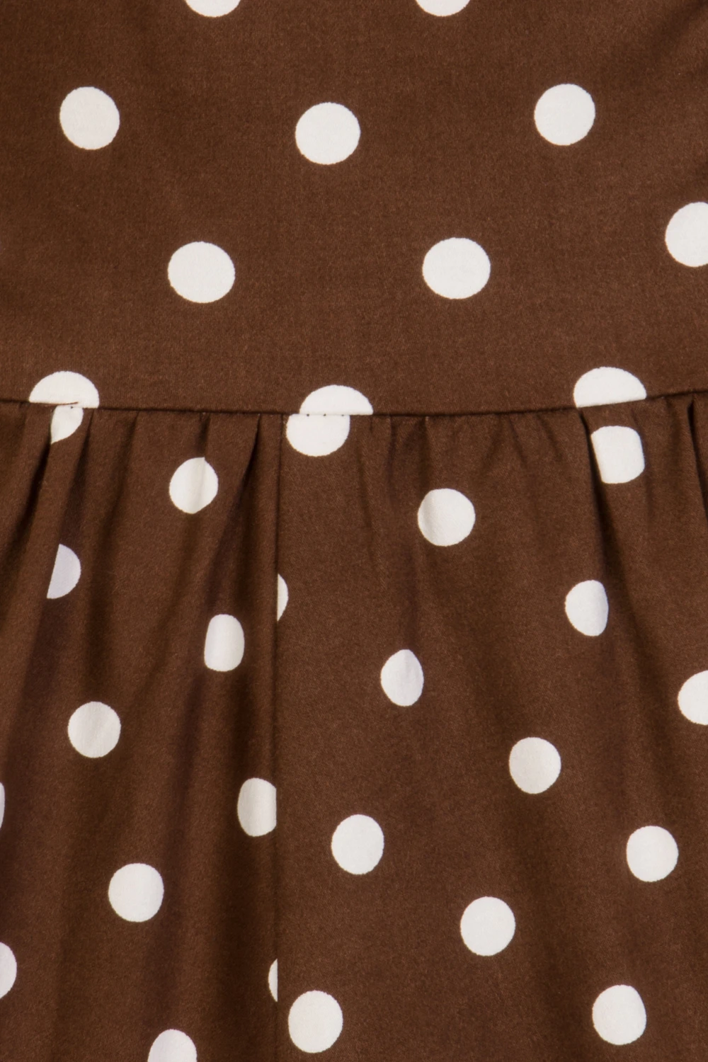 Girls Ravishing Chocolate Polka Dot Swing Dress 5 Girls Ravishing Chocolate Polka Dot Swing Dress - Image 5