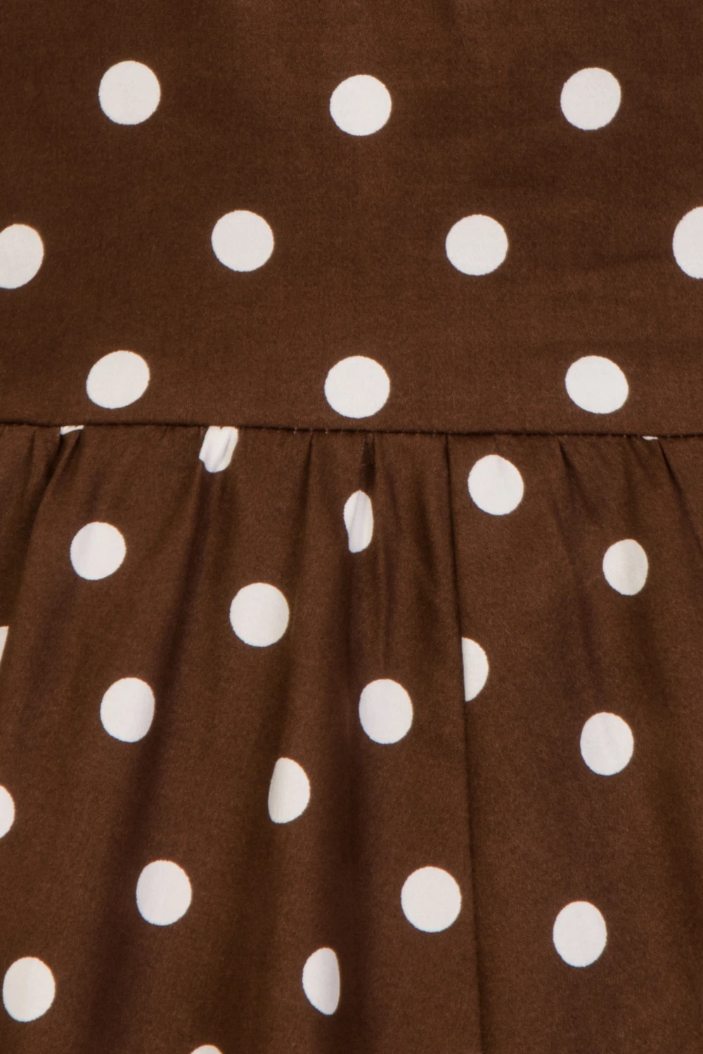 Girls Ravishing Chocolate Polka Dot Swing Dress 6 Girls Ravishing Chocolate Polka Dot Swing Dress - Image 6