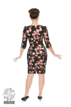 Metallic Magnolia Wiggle Dress 7 Metallic Magnolia Wiggle Dress -EliteCloset Sales Store 15387548954254 B