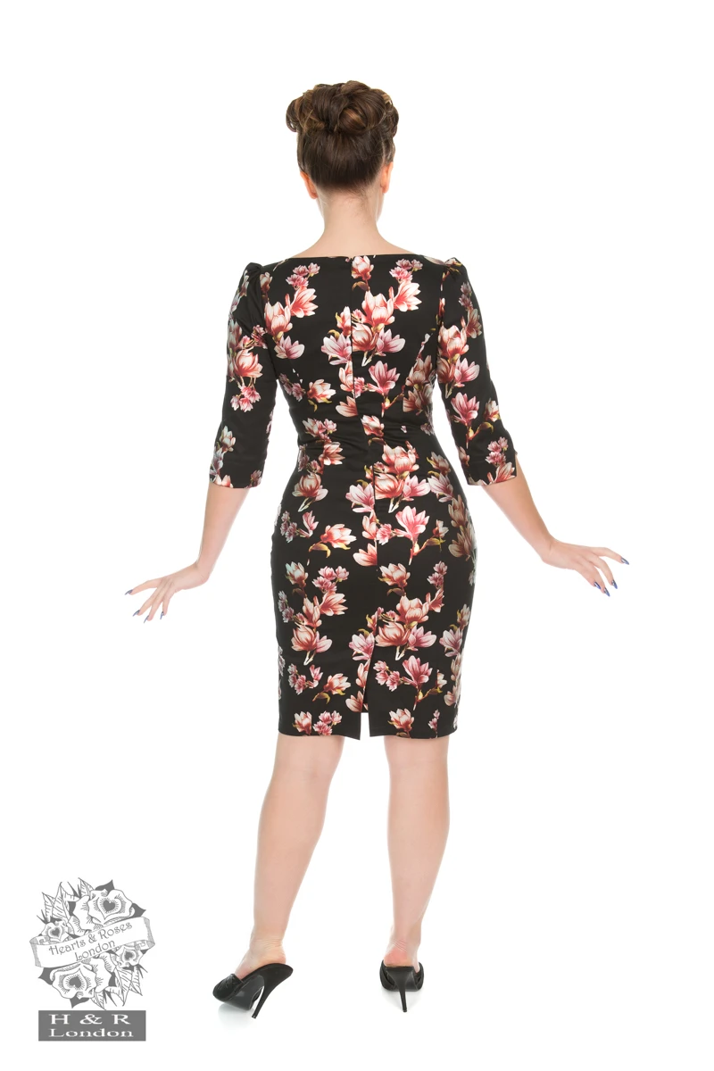 Metallic Magnolia Wiggle Dress 2 Metallic Magnolia Wiggle Dress - Image 2