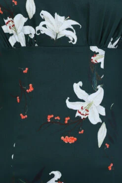 Dorothy Lily Floral Wiggle Dress -EliteCloset Sales Store 15396832754260202