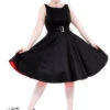 Plain Black Hepburn Dress