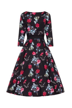 Yasmin Floral Tea Dress -EliteCloset Sales Store 15399410175598203