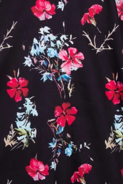 Yasmin Floral Tea Dress -EliteCloset Sales Store 15399410175598204