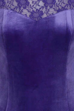 Barbara Dress In Purple -EliteCloset Sales Store 15415060708234202