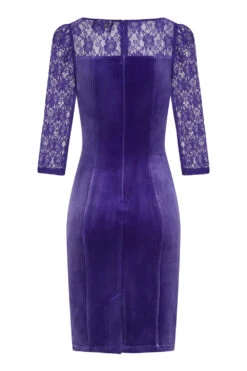 Barbara Dress In Purple -EliteCloset Sales Store 15415060708234203