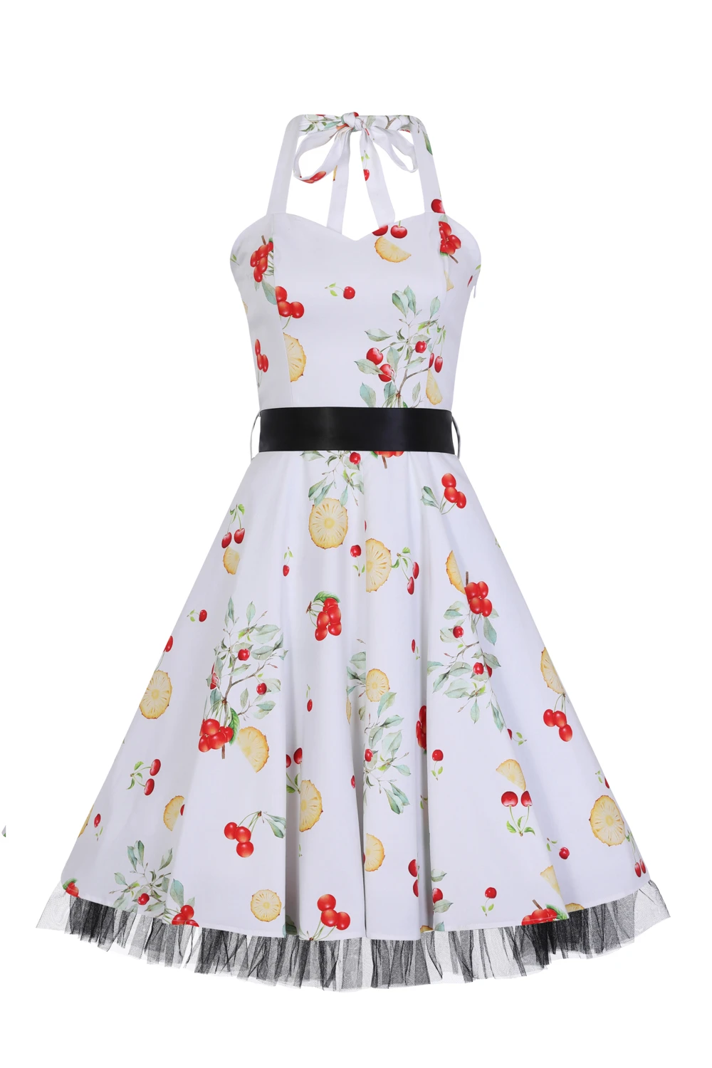 Pineapple And Cherries Swing Dress 3 Pineapple And Cherries Swing Dress - Image 3
