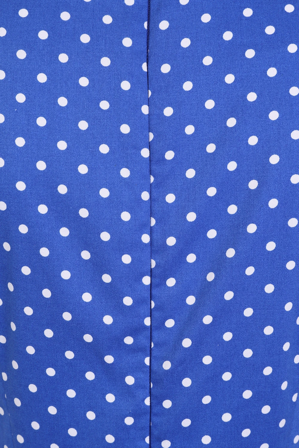 Amelia Polka Wiggle Dress In Blue 6 Amelia Polka Wiggle Dress In Blue - Image 6