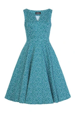 La Rosa Dotty Swing Dress -EliteCloset Sales Store 15488552664299201