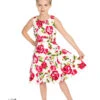 Girls Sweet Rose Swing Dress