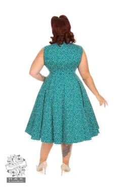 La Rosa Dotty Swing Dress -EliteCloset Sales Store 1555422297 38A7726