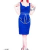 Blue Sailor Pencil Dress