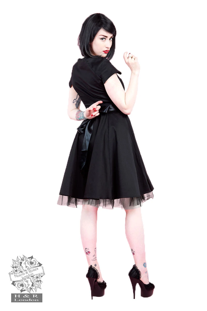 Black Sailor Collar Dress 2 Black Sailor Collar Dress - Image 2