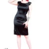 Black Diamante Wiggle Dress