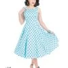 Rhiannon Swing Dress In Sky Blue