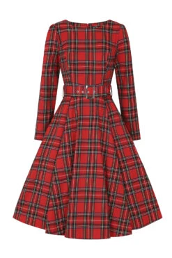 Highland Swing Dress In Red 8 Highland Swing Dress In Red -EliteCloset Sales Store 1564480699108201