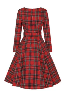 Highland Swing Dress In Red 9 Highland Swing Dress In Red -EliteCloset Sales Store 1564480699108202