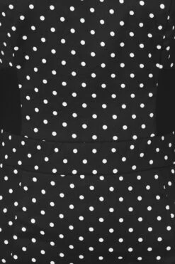 Cecelia Polka Dot Wiggle Dress -EliteCloset Sales Store 1564487388123202
