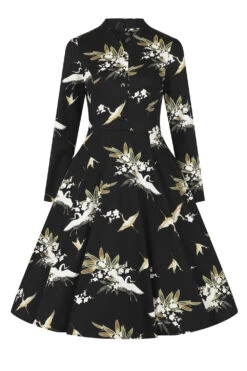 Birdie Floral Swing Dress -EliteCloset Sales Store 1565873922112201