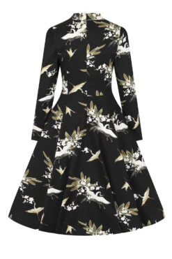 Birdie Floral Swing Dress -EliteCloset Sales Store 1565873922112203