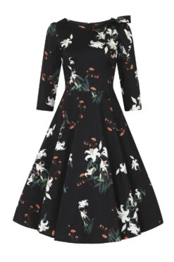 Diana Lilly Floral Swing Dress -EliteCloset Sales Store 1565879854130201
