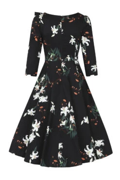 Diana Lilly Floral Swing Dress -EliteCloset Sales Store 1565879854130203