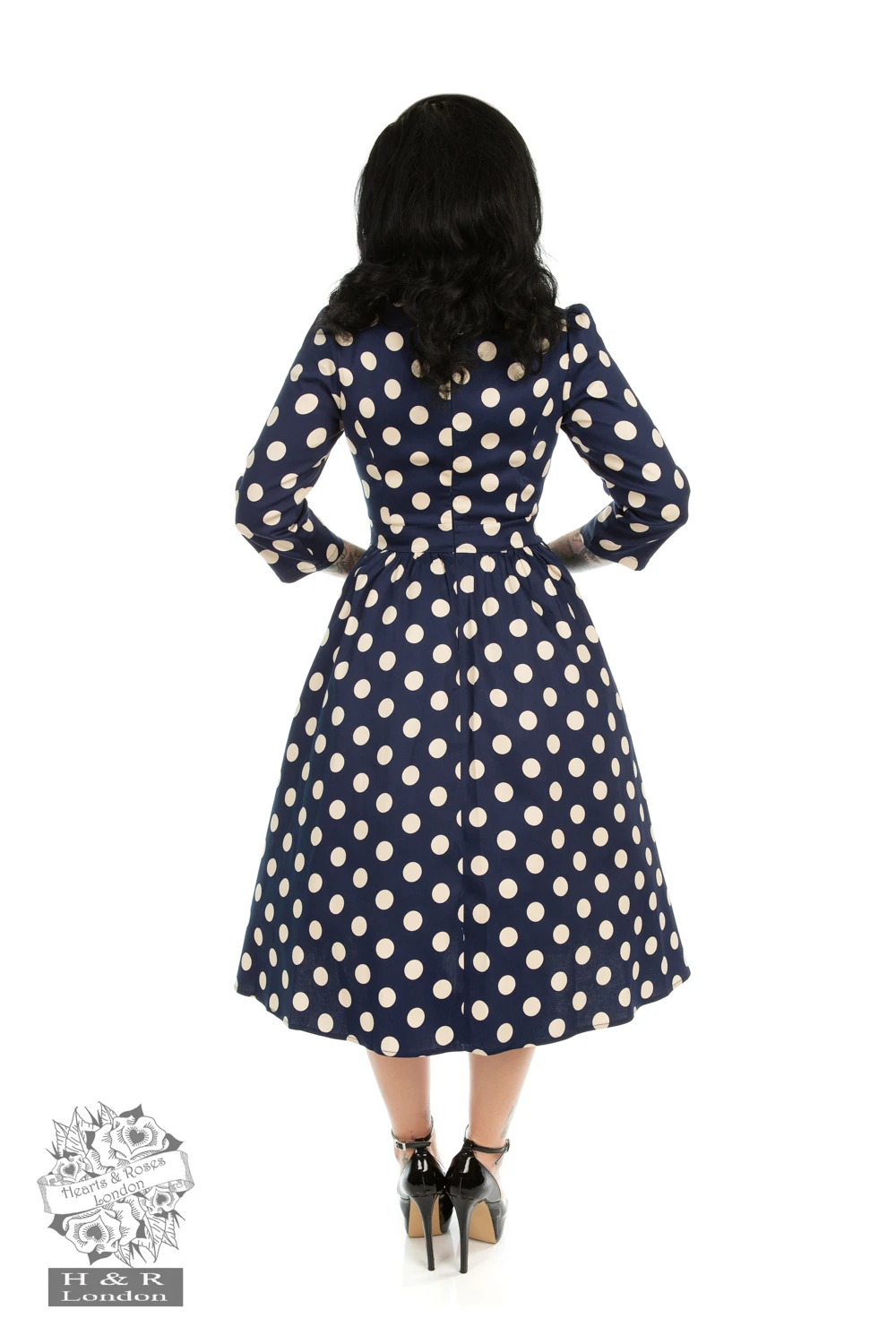 Milana Polka Dot Swing Dress 2 Milana Polka Dot Swing Dress - Image 2