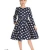 Girls Milana Polka Dot Swing Dress